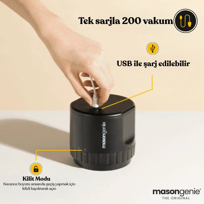 Mason Genie® Vakumlu Saklama Kiti