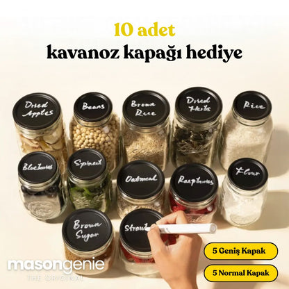 Mason Genie® Vakumlu Saklama Kiti