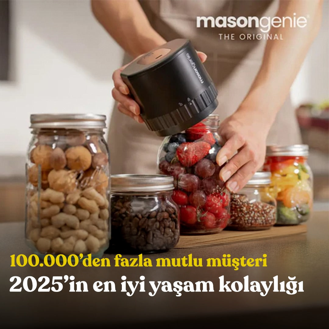 Mason Genie® Vakumlu Saklama Kiti
